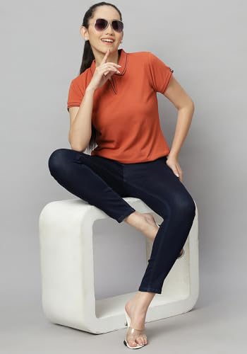 Image of Wear Your Opinion Womens Premium Pique Polo Collar Neck T-Shirt Womens Premium Pique Polo Collar Neck T-Shirt (Design: Tipped Polo)