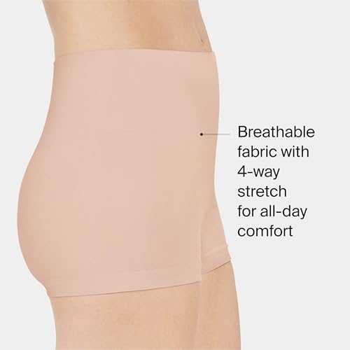 Image of SPANX SPANXshape Everyday Shaping Boyshort - Comfortable Core Control Shapewear Underwear - Invisible Under Clothes - No-Show