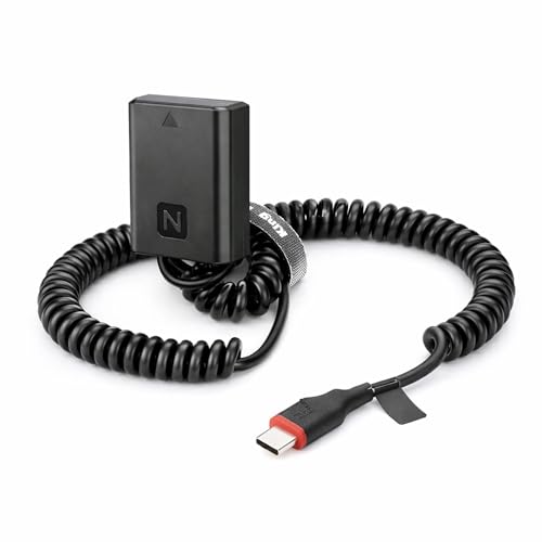 Image of NP-FZ100 Dummy Battery with Type-C DC Coupler for Sony Mirrorless Cameras | Continuous Power Supply for Video Recording, Live Streaming & Studio Use