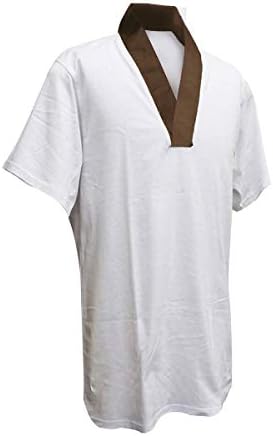 Amazon | [さらさ] Tシャツ半襦袢 選べる衿色 紳士用 綿 肌着 半袖 S 