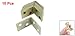 uxcell-a12092800ux0196 10 Pcs 25x25x16mm 90 Degree Metal Right Angle Bracket Shelf Support