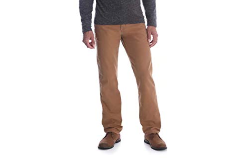 Wrangler Men's Rugged Wear Regular Fit Straight Leg Black Pant