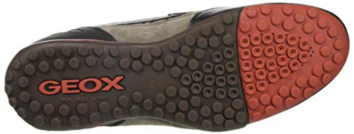 Geox Uomo Snake A, Sneakers Uomo, Grigio (Dove