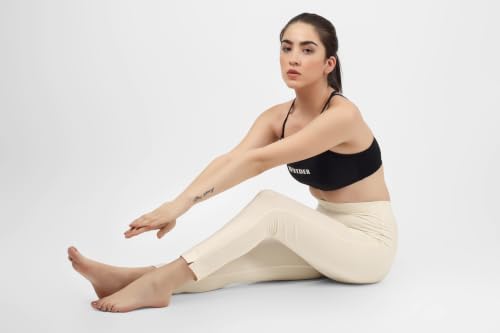Image of Women's Cotton Stretchable Slim Fit Straight Pants Trouser for Casual Wear and Office Wear