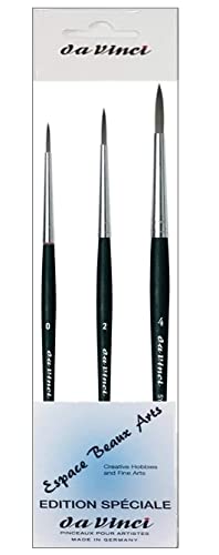 Juego De Pinceles Sintéticos Rodart Policraft Transparente 4 Piezas