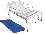 Cama Hospitalar Manual 2 Movimentos Slim com Colchão D33