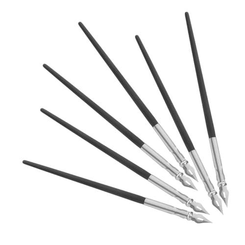 HOMSFOU 6個?水鋼筆 多機能カリグラフィーペン 漫画 コミック用ペン スケ