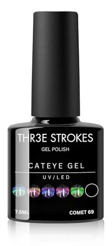 Image of THR3E STROKES Gel Nail Polish Set Gel Polish Orange Hot Pink Blue Yellow Green Purple Vibrant Spring Summer Gel Polish 7ML (UV /LED LIGHT REQUIRED) (COMET 69, 7.5ML)