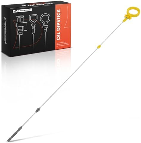 Engine Oil Dipstick Replacement 06C115611K - Compatible With Audi A4 2002-2005 Models