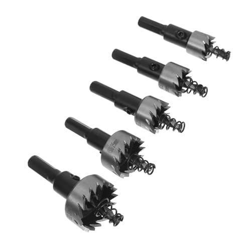 Set de sierra de corona de acero rápido para metal miniatura 1