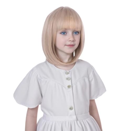 Perruque blond cendré fille pour Halloween et fêtes
