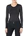 ColdPruf Women's Premium Performance Single Layer Long Sleeve Crew Neck Top, Black, Medium