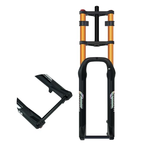 20 26�C���` �d�����]�� SXSHEYS 4.0 �t�@�b�g�^�C�� �}�E���e���G�A�t�H�[�N �g���x��190mm DH/�r�[�`/�X�m�[ �_���s���O�����X���[�A�N�X�� 15 * 135mm(�S�[���h B�A26�C���`)