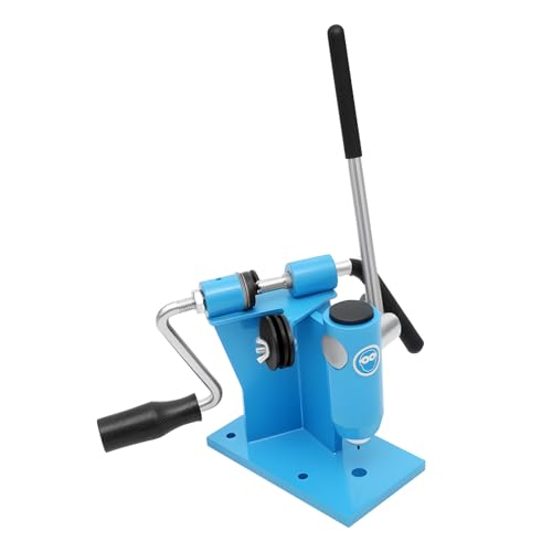 WsrrLun 2 in 1 Chain Breaker & Riveter Tool, Heavy Duty Integrated Chain Breaker Riveter Machine w/ 3 Punches & 2 Connectors, Desktop Mounted for Chainsaw & Electric Saw