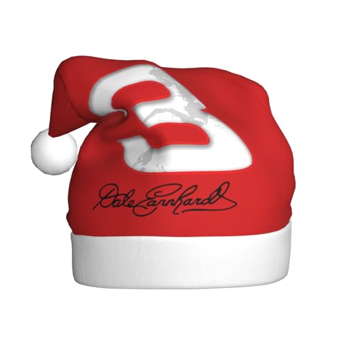 Dale Earnhardt sr 3 Christmas Hat Adult Santa Hat for Women Men