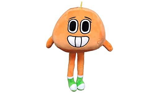 El Asombroso Mundo de Gumball - Peluche Darwin Personaje Naranja 40cm - Calidad Super Soft -Naranja-