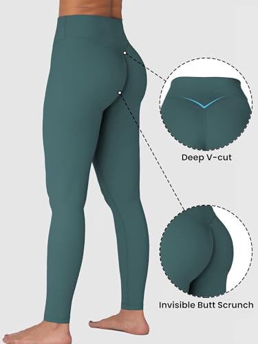 Image of Sunzel Sunzfly Invisible Butt Scrunch Workout Leggings for Women, Butt Lifting High Waisted Gym Yoga Pants with Tummy Control