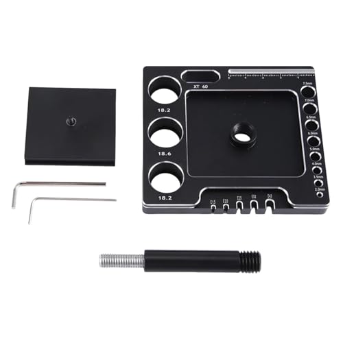 Support de travail en aluminium de voiture RC : stabilisez votre châssis 1/12 1/16 en réparation - 6