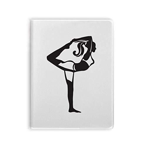 Carnet de notes souple pour ne plus abandonner son programme yoga silhouette