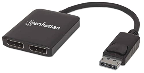 Répartiteur DisplayPort 2 ports hub MST répartiteur vidéo DP noir