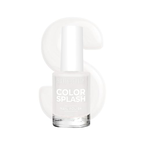 Image of Swiss Beauty Color Splash Nail Polish - Long-Lasting, Glossy - 11 ML, Crystal Clear