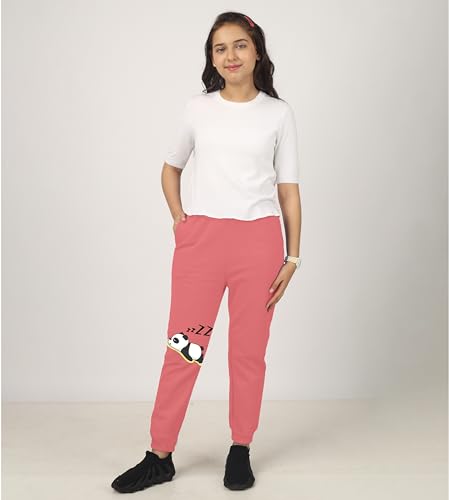 Image of KYDA KIDS Girl's Regular Cotton Joggers for Casual Wear, Jogging, Exercise& Walking (Pack of 1)