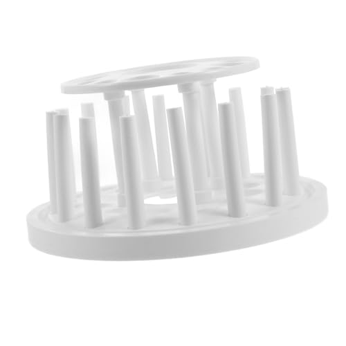 CIYODO Chemistry Lab Tube Holder Sturdy Plastic Test Tube Rack Space-Saving Storage