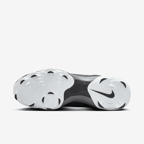 Image of Nike Force Trout 9 Pro MCS Baseball Cleats (FB2908-001, Black /White-Anthracite-Cool Grey)