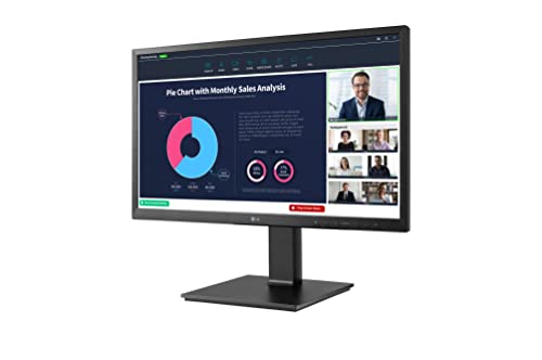 LG 24BP750C-B Business Monitor - Höhenverstellung. USB-C. LAN – Bild 4