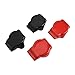 4PCS Battery Terminal Rubber Covers for Car, Motorcycle, RV, Boat - Red & Black PVC Protective for Positive and Negative Terminals