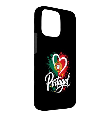 I Love Portugal Vacation Travel Cœur Drapeau Souvenir Coque pour iPhone 15 Pro Max – vue 3
