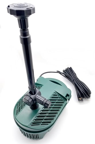 Fish Mate 4000 Pond Pump - Energy-Efficient, Pond-Friendly Circulation with Anti-Clog Filtration, Adjustable Flow & Long-Lasting Performance