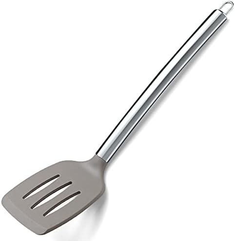 Berglander Spatulas, Non-stick Silicone Slotted Turner Turner For Cooking, Kitchen Spatulas Barbecue Spatulas, Dishwasher Safe, Easy to Clean