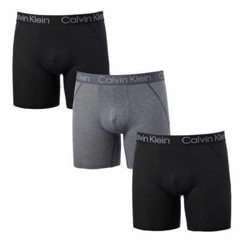 Calvin Klein Men`s Microfiber Boxer Briefs Pack of 3