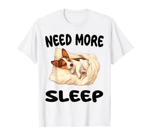 Lindo camisón de pijama de rata terrier necesita más sueño Camiseta