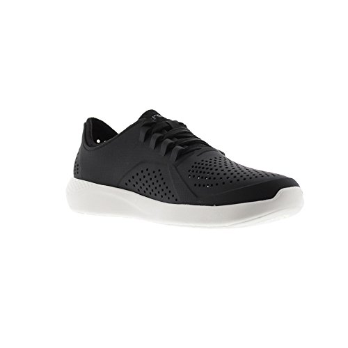 Tênis, Crocs, Literide Pacer, Black/White, 39, Masculino