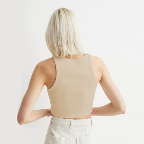 Image of KERI PERRY Tops for Women Crop Top for Women's Tank Activewear Tee Sports Western Casual Cotton Camisole Pack of 3 Combo