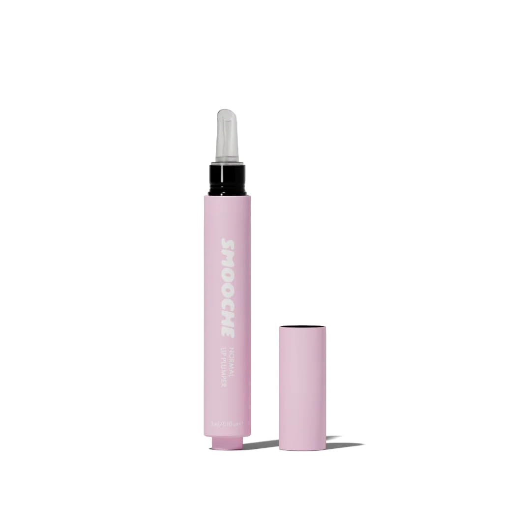 Smooche Normal Lip Plumper – Hydrating Lip Volumizer Plumper with Natural Ingredients Includes Hyaluronic Acid & Collagen – Long-Lasting Subtle Fuller Lips, Smoother, Softer, Naturally Plump & Glossy