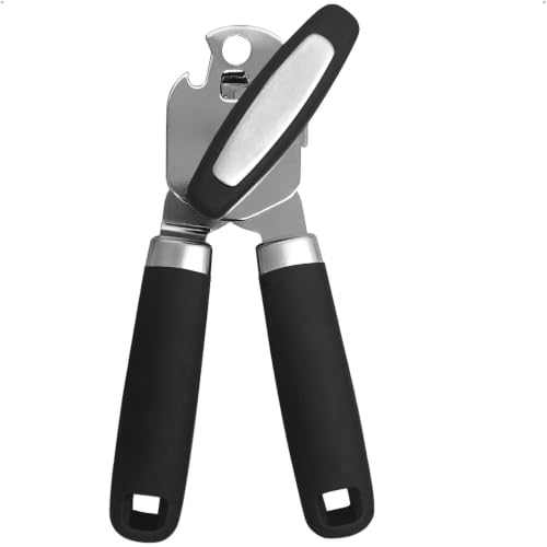 GORILLA GRIP Heavy Duty Stainless Steel Smooth Edge Manual Can Opener and Bottle Openers, US...