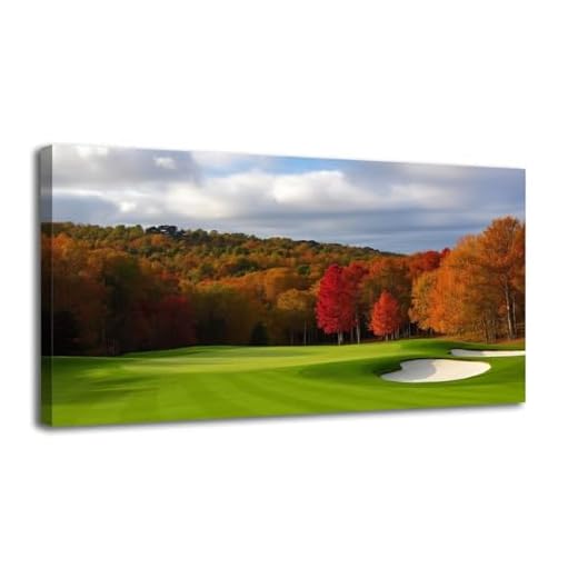 Golf Course Canvas Wall Art Decor