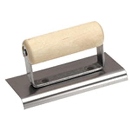 Mesa de bordes para concreto con mango de madera 6 pulg miniatura 1