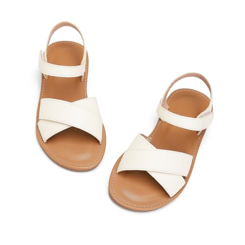 Image of Toddler Girls Sandals Summer Flats Dress Shoes for Baby Little Kids Girl
