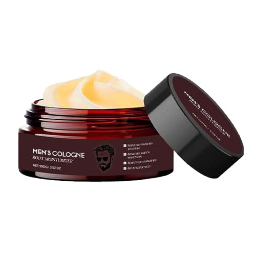 Burro per il corpo da uomo, rassodante e nutriente in profondità, profumo di lunga durata e idratazione intensa, lozione per il corpo al burro di karité biologico, assorbimento rapido e non grasso. (1