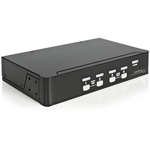 StarTech.com 4-poorts VGA USB KVM Switch met hub, VGA KVM schakelaar voor 4 pc's, desktop KVM switch met 4x USB 2.0, 1x… - Image 5