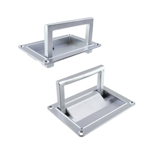 Image of Bitray Recessed Pull Handle 5.07 inch /129mm Zinc Alloy for Deck Hatch - Silver