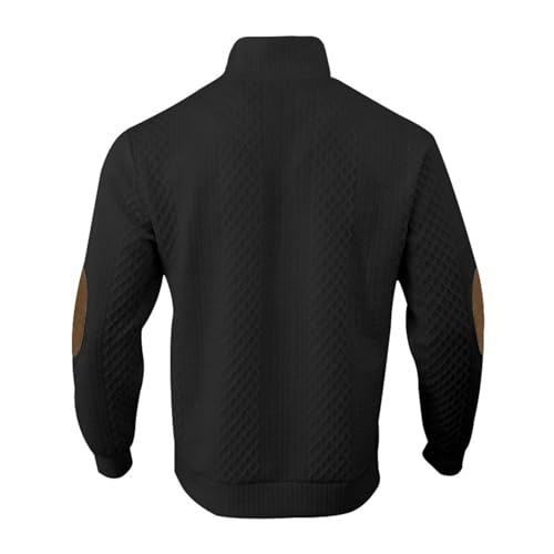 Sweat amincissant coupe ample homme pull col boutonné confortable - 5