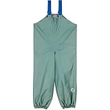 Polyester / Polyamid Finkid Pullea Grün - Wasserdichte atmungsaktive Kinder Outdoor Spielhose, Größe 110-120 - Farbe Trellis