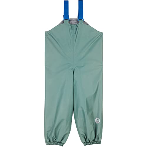 Finkid Pullea Grün - Wasserdichte atmungsaktive Kinder Outdoor Spielhose, Größe 80-90 - Farbe Trellis
