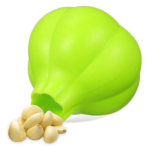 OKUMEYR Silicone Garlic Peeler Tool No Waste Design for Easy Garlic Skin Removal Portable Kitchen Tool Lightweight and Safe for Daily Use Convenient Silicone Kitchen Supplies