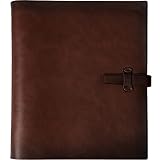Photo Album 4x6 200 Photos, Genuine Leather Albums Page Refillable with 30 Pieces Writing Paper,...